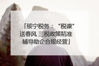 绥宁税务：“税课”送春风 三税政策精准辅导助企合规经营